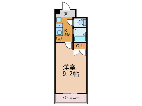 アンムート四天王寺の物件間取画像